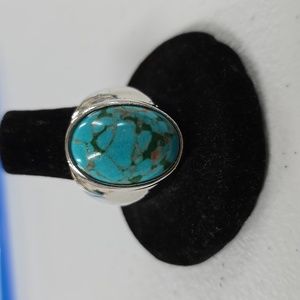 Beautiful silver turquoise ring